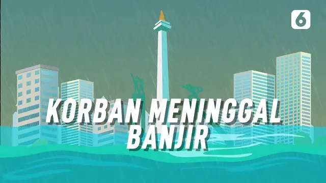 Pusat Pengendalian Operasi (Pusdalops) BNPB mencatat korban jiwa akibat banjir Jakarta dan sekitarnya berjumlah 9 orang.