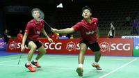 Angga Pratama/Ricky Karanda Suwardi bakal berjumpa Berry Angriawan/Rian Agung Saputro, di babak kedua Thailand Terbuka 2015.