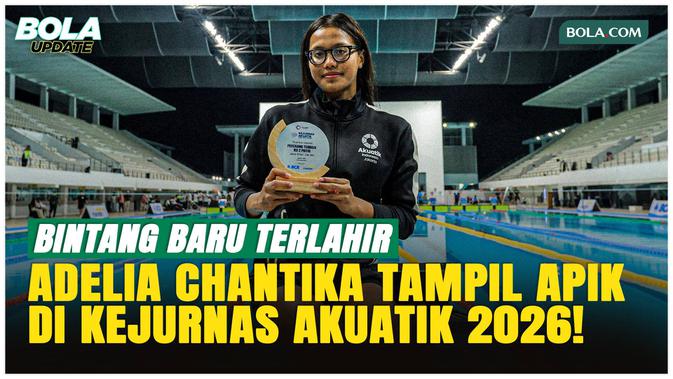 2 Emas dan Pecahkan Rekor, Adelia Chantika Mencuri Perhatian di Kejurnas Akuatik 2026