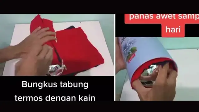 Cara Mudah Memperbaiki Termos Dengan Kain Tebal