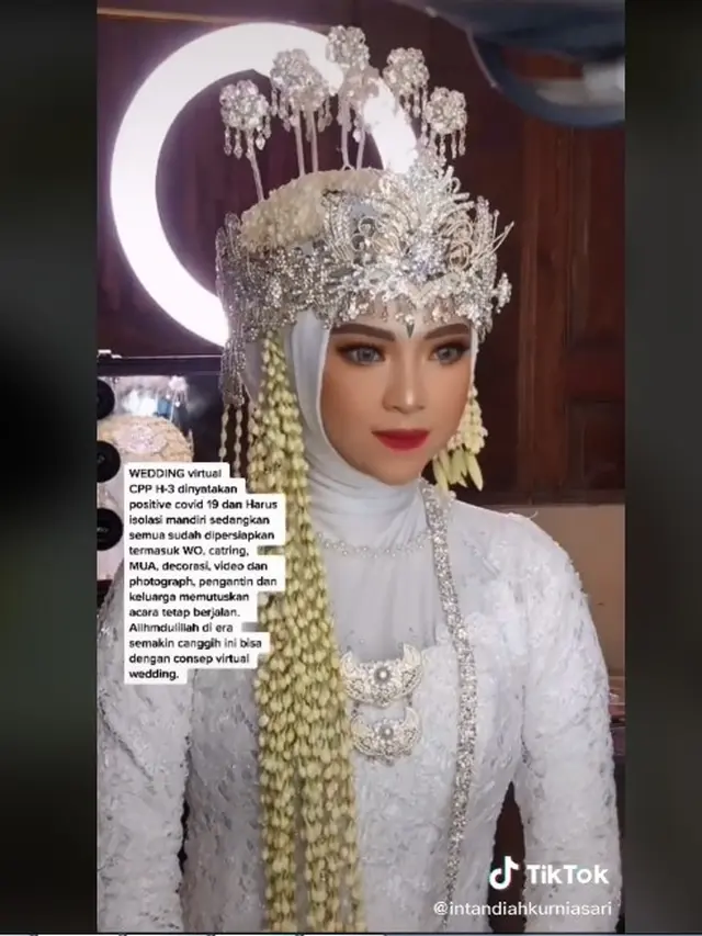 Pasangan Pengantin Akad Nikah Virtual Usai Mempelai Pria Positif Covid-19