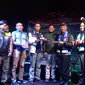 Nobar final piala dunia di Mapolres Garut (Liputan6.com/Jayadi Supriadin)