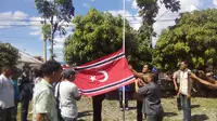 Pengibaran bendera GAM (Liputan6.com/ Windy Phagta)