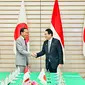 Presiden Joko Widodo atau Jokowi melakukan pertemuan bilateral dengan Perdana Menteri (PM) Jepang Fumio Kishida di Kantor PM Jepang, Tokyo, Sabtu (16/12/2023). (Dok. Laily Rachev - Biro Pers Sekretariat Presiden)
