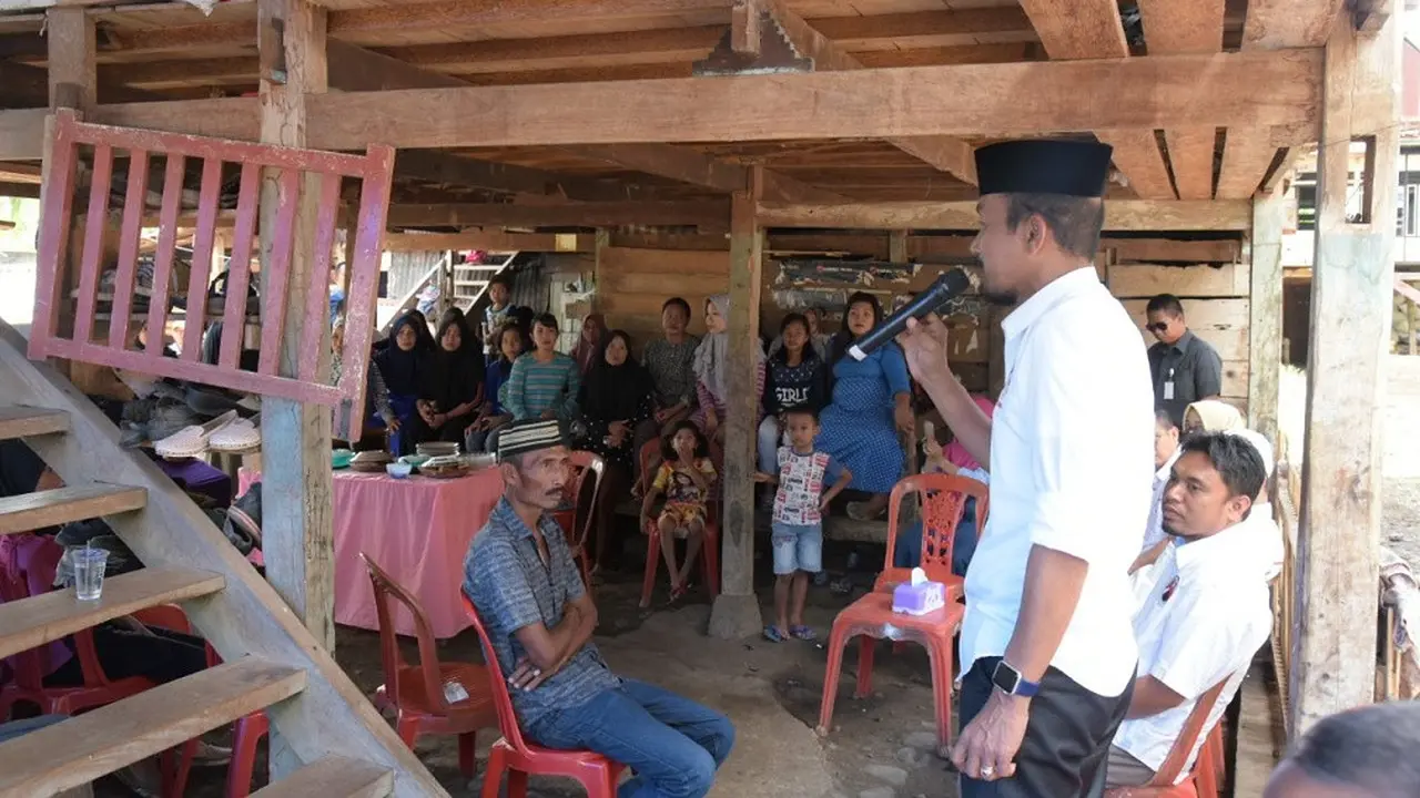 Cawagub Sulsel, Andi Mudzakkar saat berkampanye di Kabupaten Soppeng, Sulsel (Liputan6.com/ Eka Hakim)