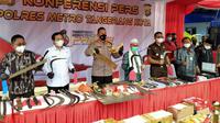 Polres Tangerang Kota menetapkan tiga anak sebagai tersangka tawuran yang menewaskan seorang pelajar. (Liputan6.com/Pramita Tristiawati)