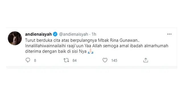 Andien - Rina Gunawan (Foto: Twitter/@andienaisyah)
