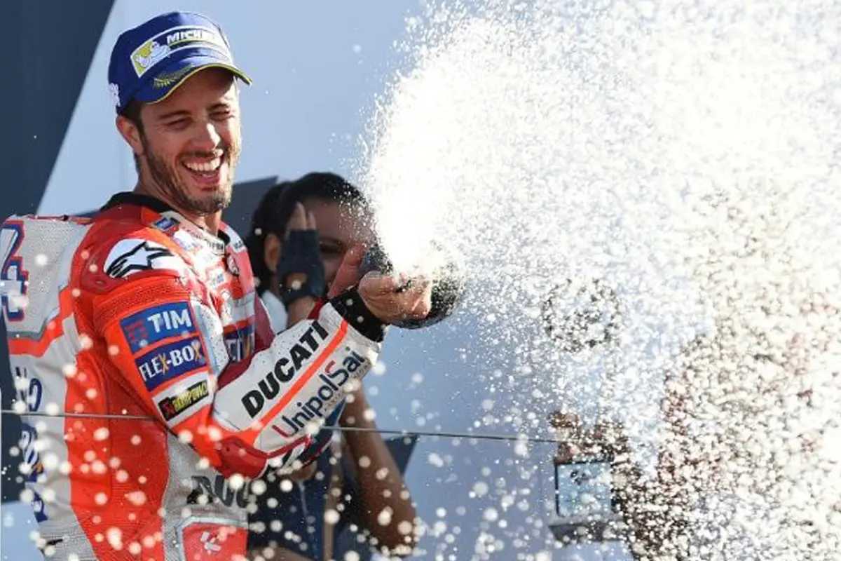 Andrea Dovizioso juara MotoGP Inggris