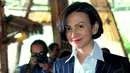 Setelah delapan tahun menjadi kader PAN, Wanda Hamidah dipecat lantaran mendukung pasangan Jokowi-JK, bertolak belakang dengan partainya, Jakarta, (16/9/14). (Liputan6.com/Faisal R Syam) 