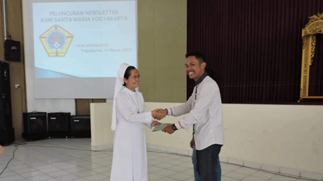 UKM Jurnalistik ASMI Stama Kembali Luncurkan Newsletter