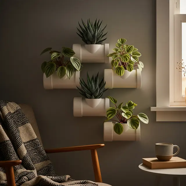 Tanaman Paling Tahan Panas untuk Kebun Vertikal PVC (Image by Gemini AI)