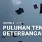 Puluhan Tenda Beterbangan