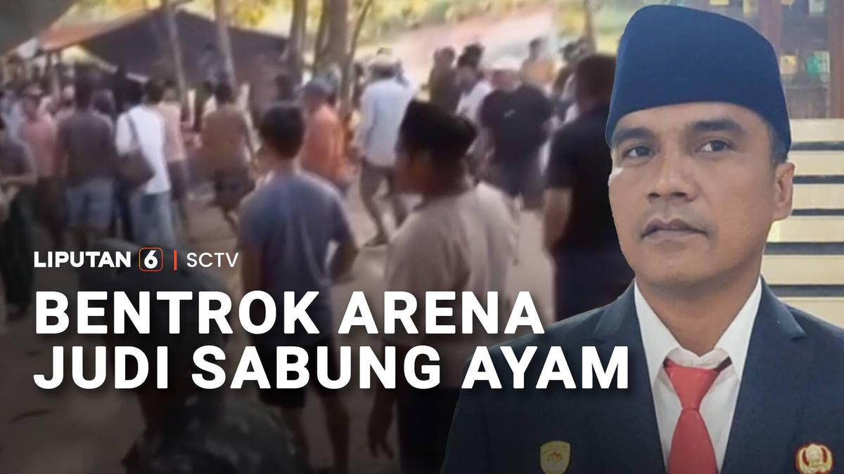 Ricuh Sabung Ayam di Perbatasan Sampang-Bangkalan, Warga Acungkan Sajam