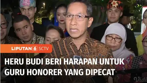 VIDEO: Heru Budi Bakal Buka Formasi Tenaga KKI untuk Guru Honorer Jakarta Terdampak Cleansing