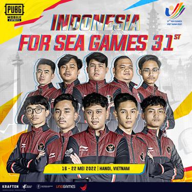 Anggota tim PUBG Mobile Indonesia di SEA Games 2021