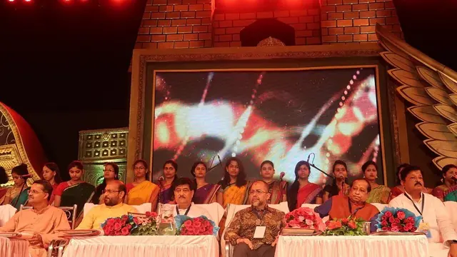 Dubes RI untuk India dan pejabat India pada Festival Bali Yatra di Odisha, India (14/11/2019) (Liputan6.com/Facebook)