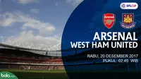 Susunan Pemain Arsenal Vs West Ham United