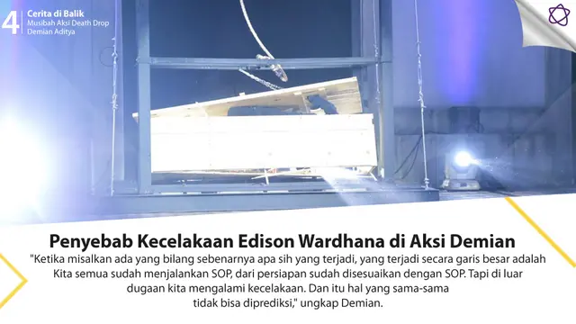 [Bintang] Cerita di Balik Musibah Aksi Death Drop Demian Aditya