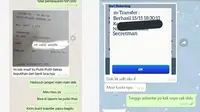 6 Chat Penipuan Pakai Bukti Transfer Rekening Ini Bikin Geregetan (sumber: Twitter/txtdarionlshop/konterplsonline)