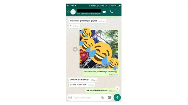 Cewek Labrak Orang yang Dekat (Sumber: Twitter)