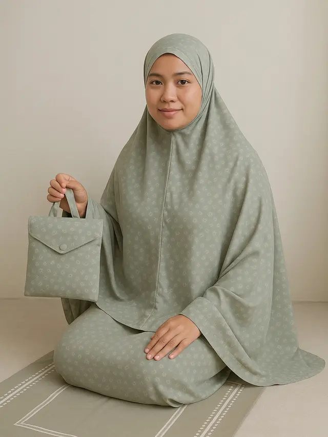 Mukena Simpel yang Bikin Penampilan Justru Makin Anggun (Foto: ChatGPT)