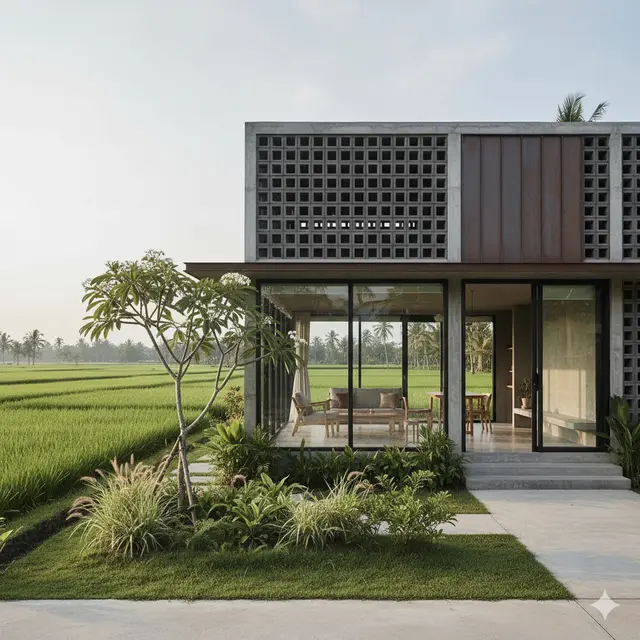 Model Rumah Minimalis di Kampung