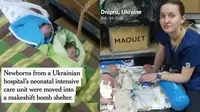 Dampak Serangan Rusia ke Ukraina, Bayi Baru Lahir Harus Dibawa ke Shelter Bom