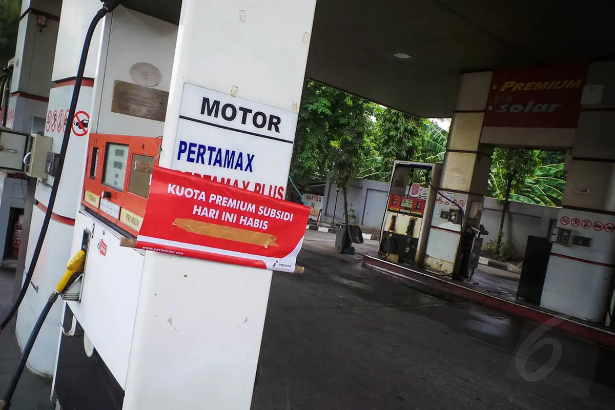 BBM Bersubsidi Habis, SPBU Ini Tak Beraktivitas