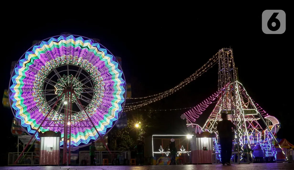 Jakarta Fair telah menjadi ikon tersendiri bagi ibu kota. Setiap tahunnya, acara ini tidak hanya berfungsi sebagai platform pameran dagang dan hiburan, tetapi juga sebagai refleksi kemajuan dan keragaman Jakarta. (Liputan6.com/Herman Zakharia)