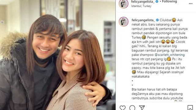 Felicya Angelista - Immanuel Caesar Hito (Foto: Instagram/@felicyangelista_)