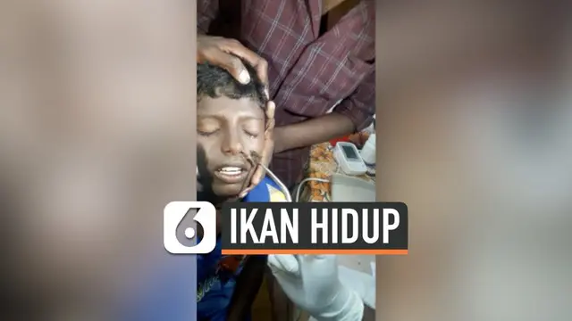 Seorang remaja berusia 13 tahun di India mengeluh sakit di bagian hidungnya. Saat dibawa ke rumah sakit, dokter menemukan ikan hidup yang bersarang di hidung remaja laki-laki ini.