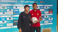 Pelatih Timnas Indonesia Shin Tae-Yong (STY) jelang laga melawan Palestina. (Dian Kurniawan/Liputan6.com)