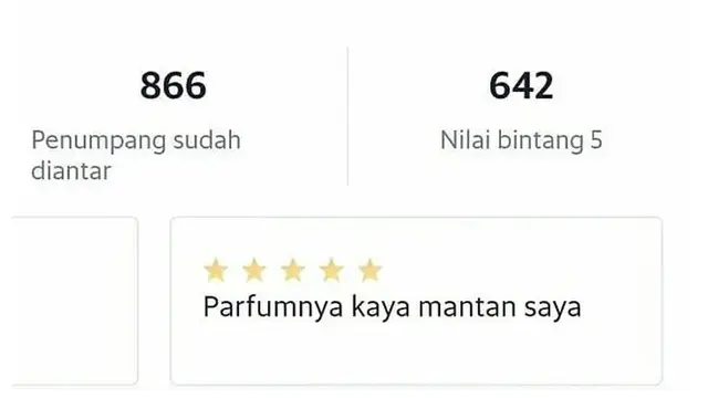 8 Potret Ulasan Penumpang Naik Ojek Online Ini Bikin Tepuk Jidat