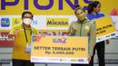 Setter Terbaik Putri di PLN Mobile Proliga 2022 jatuh kepada pemain Thailand andalan Jakarta Mandiri Popsivo Polwan, yaitu Guedpard Pornpun. (Bola.com/Bagaskara Lazuardi)