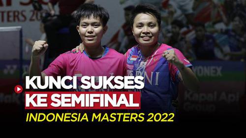 VIDEO: Tembus Semifinal Indonesia Masters 2022, Ini Kunci Sukses Apriyani Rahayu / Siti Fadia Kalahkan Wakil Korea Selatan