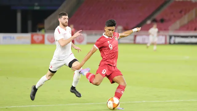 Pertandingan Uji Coba Timnas Indonesia U-22 Vs Lebanon