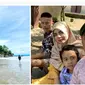Potret Dinar Candy bersama adik laki-laki yang hilang setelah gempa Cianjur (Foto: Instagram tetenggiri)