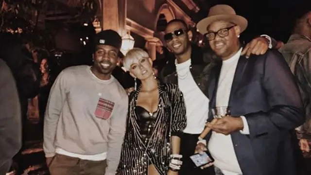 Agnez Mo Datang ke Ultah DJ Khaled