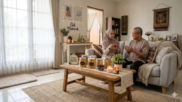 Dekorasi Ruang Tamu untuk Lebaran