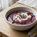 Resep Bubur Sumsum Ubi Ungu dengan Gula Merah, Lembut dan Manis Legit