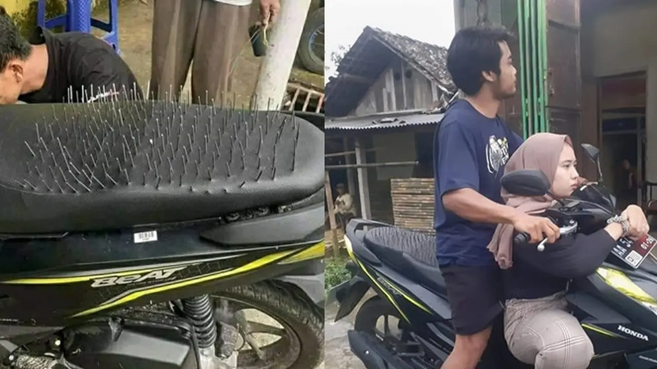 6 Bentuk Jok Motor Berduri Ini Bikin Geleng Kepala, Nyeleneh Banget
