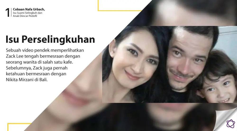 Cobaan Nafa Urbach, Isu Suami Selingkuh dan Anak Diincar Pedofil. (Foto: Instagram/nafaurbach, Desain: Nurman Abdul Hakim/Bintang.com)