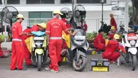 Ribuan Motor Ganti Oli Bersamaan, Rekor Baru Tercipta