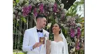 Momen pernikahan Valerie Krasnadewi dan Shanon Justin. (Sumber: TikTok/sdwhm)