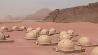 Para peserta kemping bisa menikmati padang pasir Wadi Rum yang berwarna kemerahan seperti berada di Planet Mars ketika matahari bersinar. (Liputan 6 SCTV)