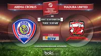 Arema Cronus Vs Madura United (Bola.com/Adreanus Titus)
