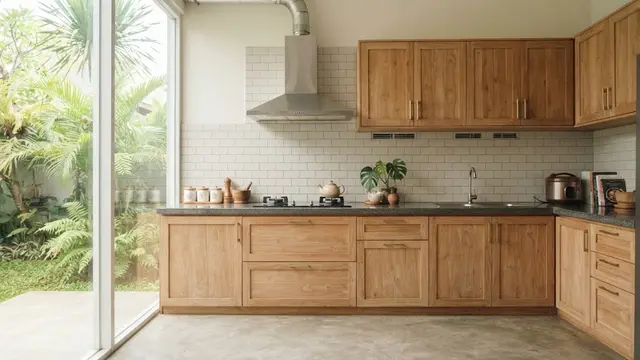 Tips Desain Interior untuk Kabinet Kayu Alami