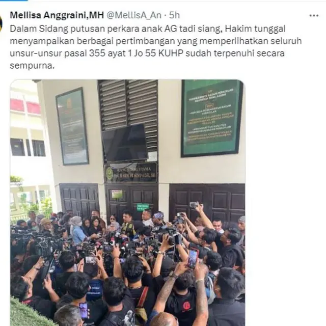 Hormati Putusan Hakim, Pengacara David Ozora Ungkap Alasan Pinta JPU Ajukan Banding