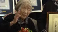 Kane Tanaka, perempuan di Jepang yang berusia 118 tahun (dok.youtube/euronews)