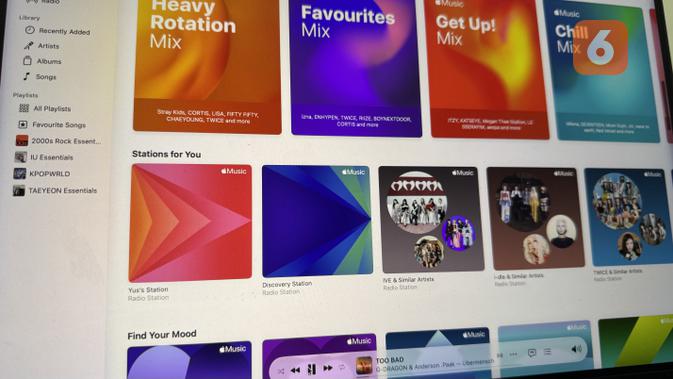 Apple Music. (Liputan6.com/ Yuslianson)